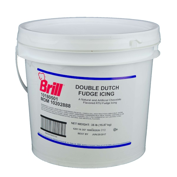 Betún Brill Chocolate Doble Dutch Fudge de 35 libras - 10202888