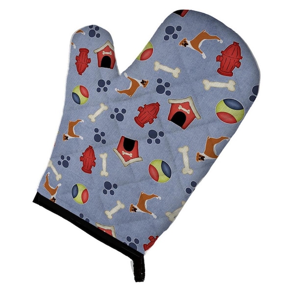 Carolines Treasures Dog House Collection Boxer Oven Mitt - BB4054OVMT