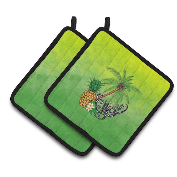 Carolines Treasures Summer Enjoy Pair of Pot Holders - BB7456PTHD