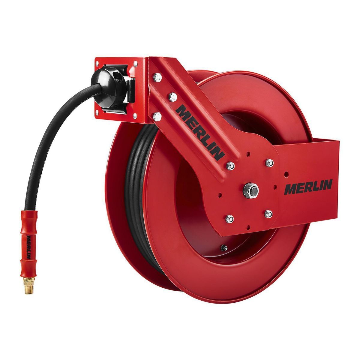 Merlin 3/8 pulg. x 50 pies. Carrete de manguera de aire retráctil premium - 58550