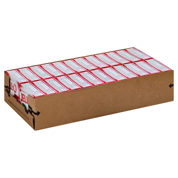 Gelatina de Cereza en Polvo Instantánea Jell-O 3 oz., Paquete de 24 - 00043000200735