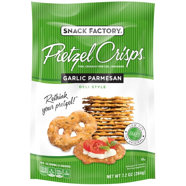 Pretzel Crisps Pretzel Crisps Ajo 7.2 oz., PK12 - 110610