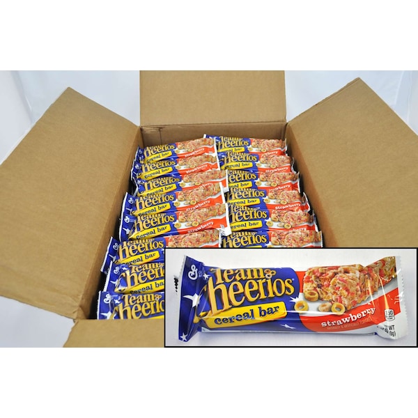Barritas de cereal Cheerios Team Cheerios de 1.42 oz., paquete de 96 - 16000-31914