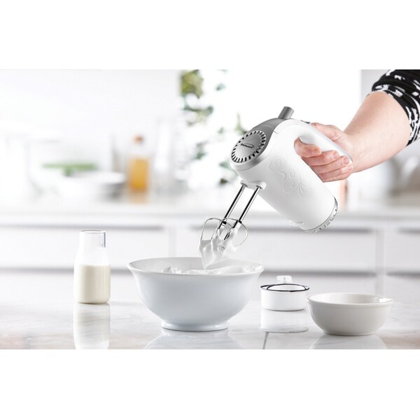 Brentwood Appliances Lightweight 5-Speed Electric Hand Mixer (White) - HM-48W