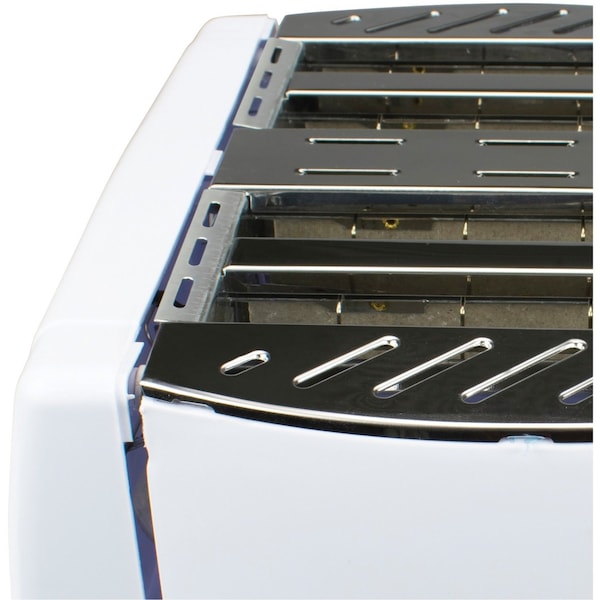 Brentwood Appliances 10" 4-Slot White Toaster - TS-265