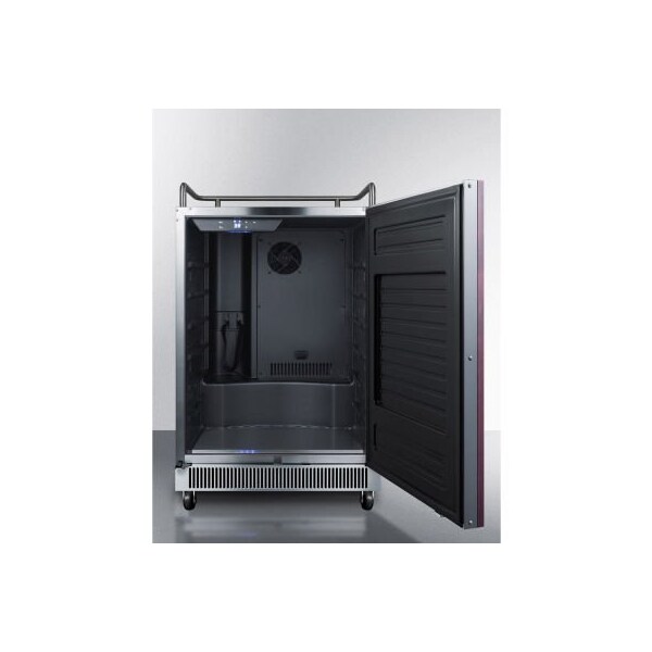 Summit Appliance Div. Summit-Undercounter Beer Dispenser, Built-In Use, No-Frost, Digital Thermostat - SBC677BINKIF