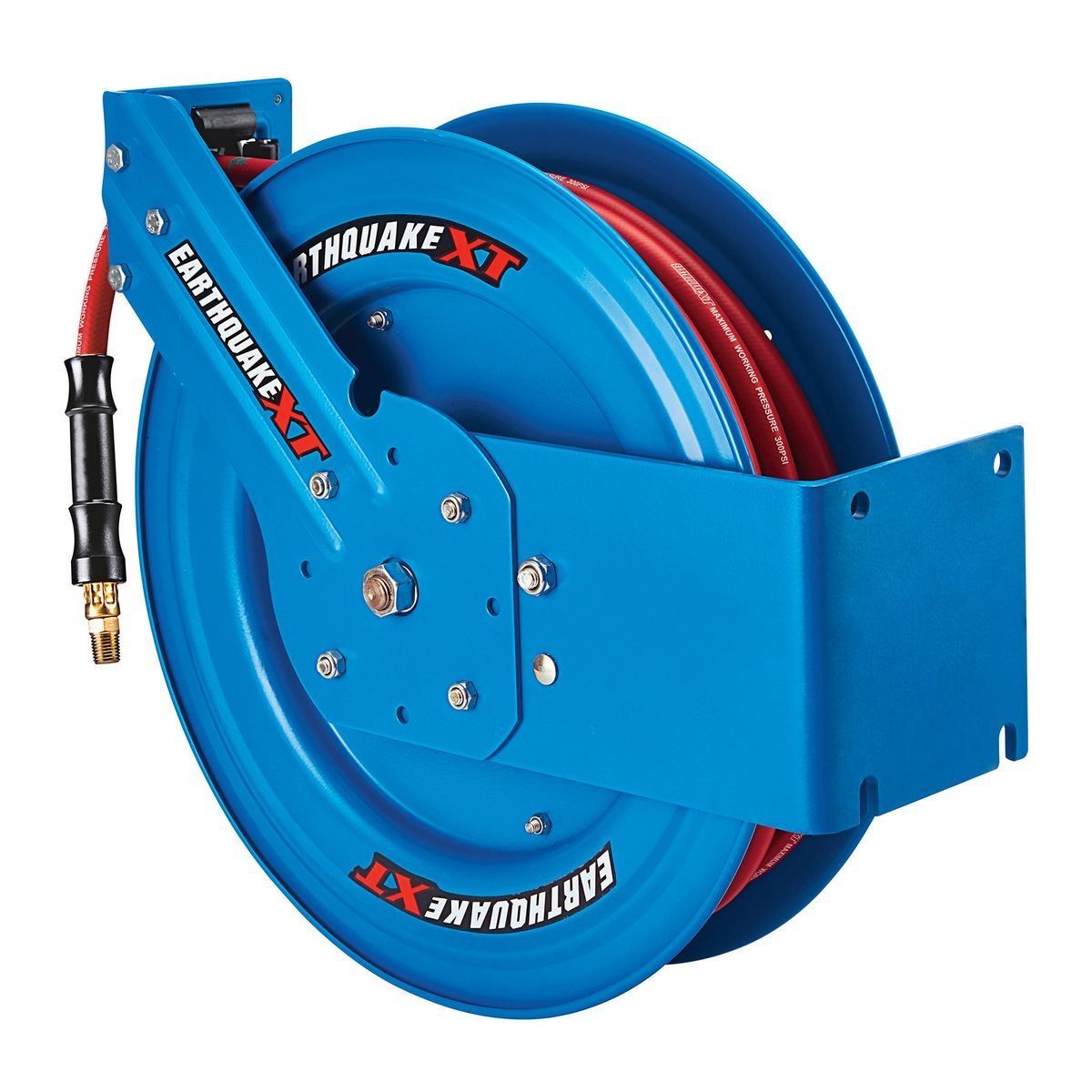 Terremoto Xt 3/8 in. x 50 ft. Carrete de manguera de aire de grado industrial - 64925