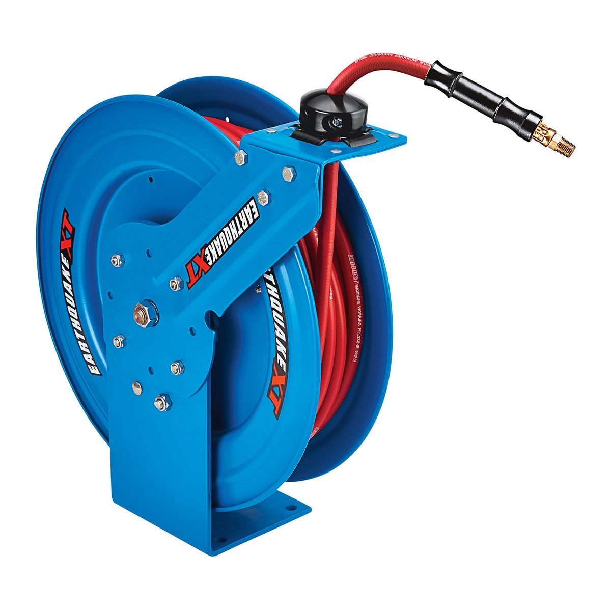 Terremoto Xt 3/8 in. x 50 ft. Carrete de manguera de aire de grado industrial - 64925