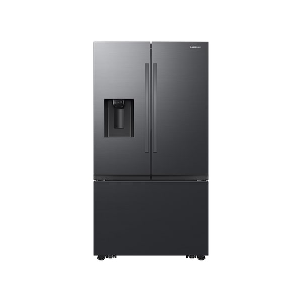Almo 32 cu. ft. 3-Door French Door Refrigerator with Ice Dispenser - Matte Black - RF32CG5400MTAA