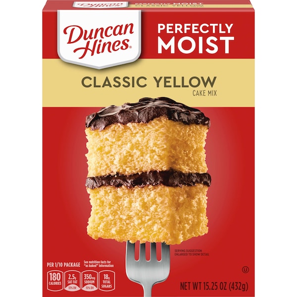 Mezcla clásica de pastel Duncan Hines 15.25 oz., paquete de 12 - 4420930749