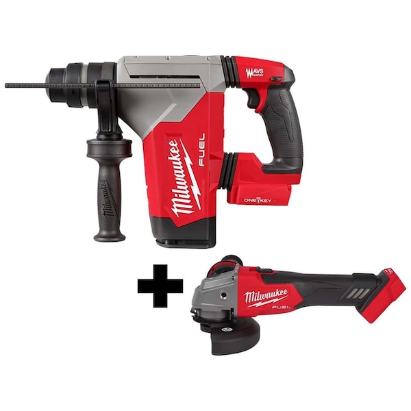 Milwaukee Tool M18 Rotary Hammer, M18 Grinder - 2915-20, 2881-20