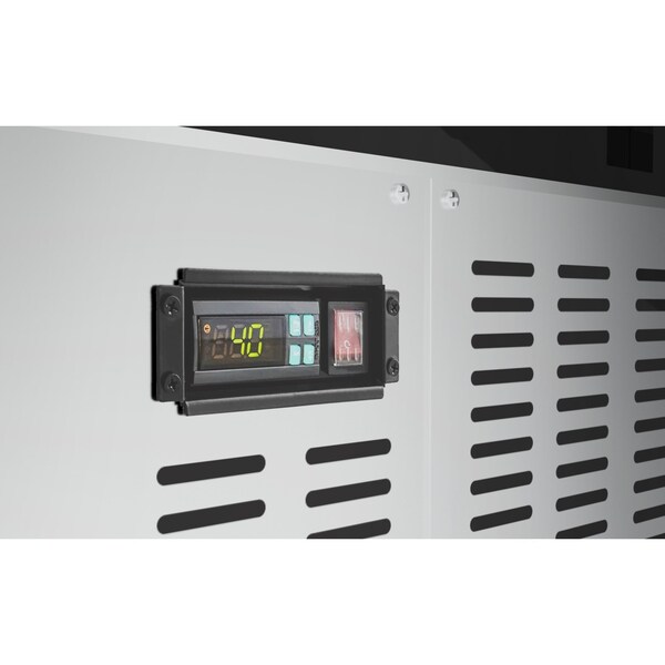 Koolmore 47" Deli Case and Meat Display Refrigerator, Multi-Tiered Shelves, Curved Glass Front - RD18C-SS