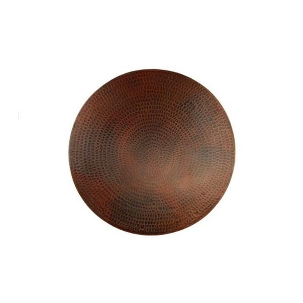 Premier Copper Products Premier Copper Products LS18DB Hammered Copper Lazy Susan Hand - LS18DB
