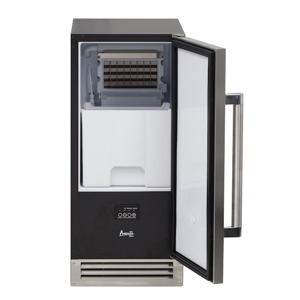 Avanti 15 in. Built-in or Freestanding Ice Maker, Stainless Steel - IME49U3S-IS