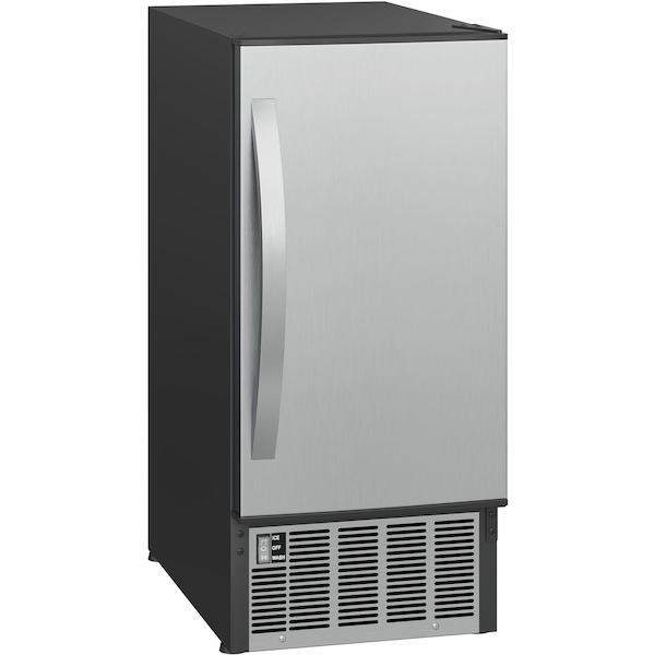 Edgestar 15 Inch Wide 25 Lbs Capacity BuiltIn Ice Maker with 50 Lbs Daily Ice Production - IB450SS