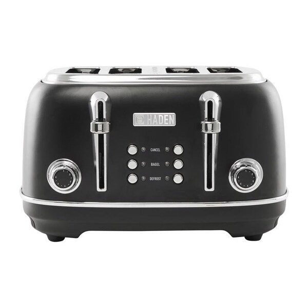 Haden TOSTR STAINLESS STEEL BLACK 1500W 4SLOT - 75096