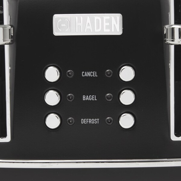 Haden TOSTR STAINLESS STEEL BLACK 1500W 4SLOT - 75096