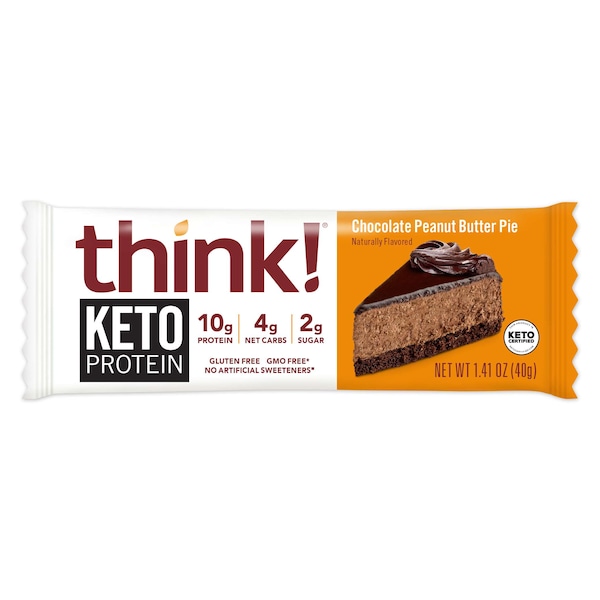 ThinkThin Keto Proteína Chocolate Mantequilla de Cacahuate, Pastel, PK120 - 1098380