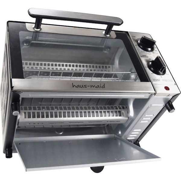 Coffee Pro Toaster Oven, w/Pan, 9L, 14-6/10"x12-3/4"x9", Stainless Steel - CFPOG9431