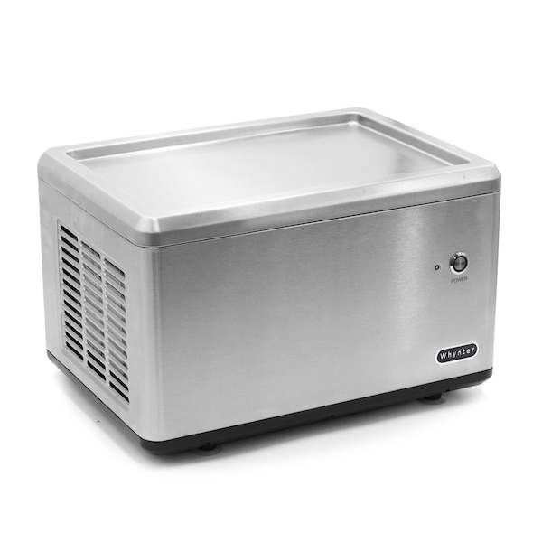Whynter Portable Instant Ice Cream Maker Frozen Pan Roller in Stainless Steel - ICR-300SS