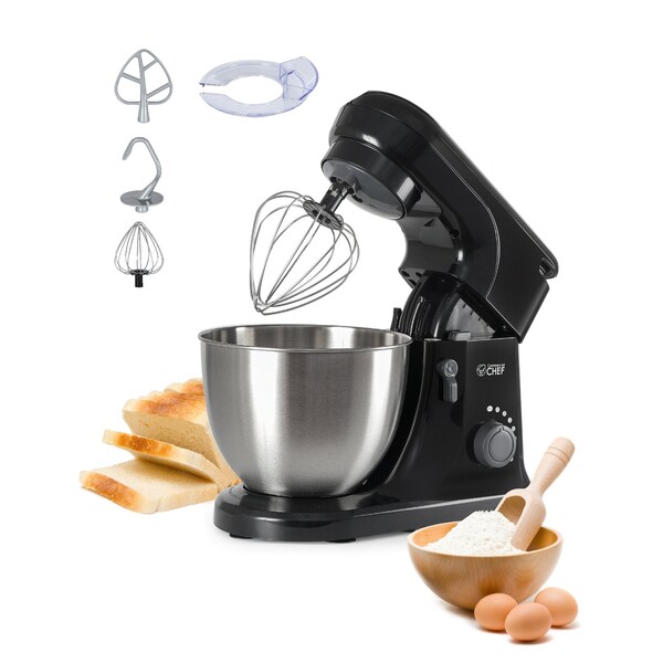 Commercial Chef Electric Stand Mixer 4.7 Quart, 7 Speed Settings - CHSM53MB