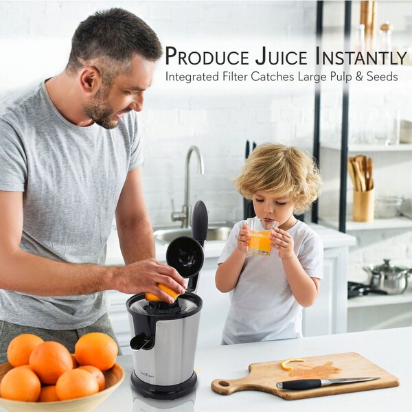 Nutrichef Juicer Stainless Steel - PKJCR305