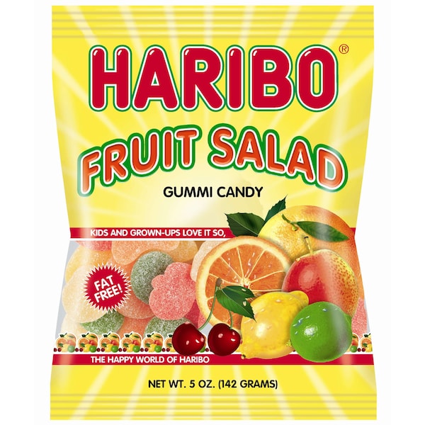 Haribo Haribo Dulces Ensalada de Frutas 5 oz., paquete de 12 - 38225