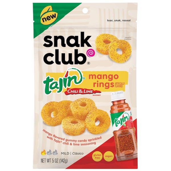 Snak Club GOMITAS TAJÍN MANGO 5OZ - 1721904