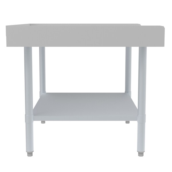 Koolmore 16 Gauge Stainless Steel Commercial Equipment Stand - 360 x 24 Heavy Duty Griddle Stand w/Undershelf - EQT-163036