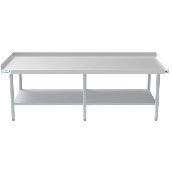 Koolmore 16 Gauge Stainless Steel Commercial Equipment Stand -30" X 72" Heavy Duty Griddle Stand w/Undershelf - EQT-163072