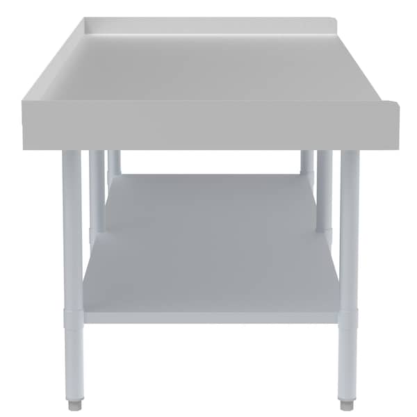 Koolmore 16 Gauge Stainless Steel Commercial Equipment Stand -30" X 72" Heavy Duty Griddle Stand w/Undershelf - EQT-163072