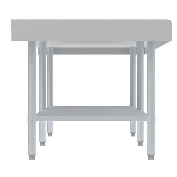Koolmore 16 Gauge Stainless Steel Commercial Equipment Stand -30" X 72" Heavy Duty Griddle Stand w/Undershelf - EQT-163072