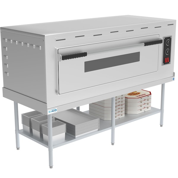 Koolmore 16 Gauge Stainless Steel Commercial Equipment Stand -30" X 72" Heavy Duty Griddle Stand w/Undershelf - EQT-163072
