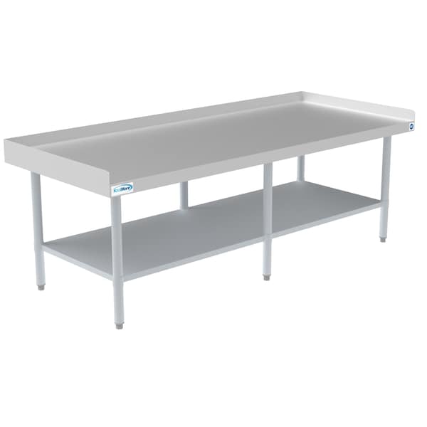 Koolmore 16 Gauge Stainless Steel Commercial Equipment Stand -30" X 72" Heavy Duty Griddle Stand w/Undershelf - EQT-163072