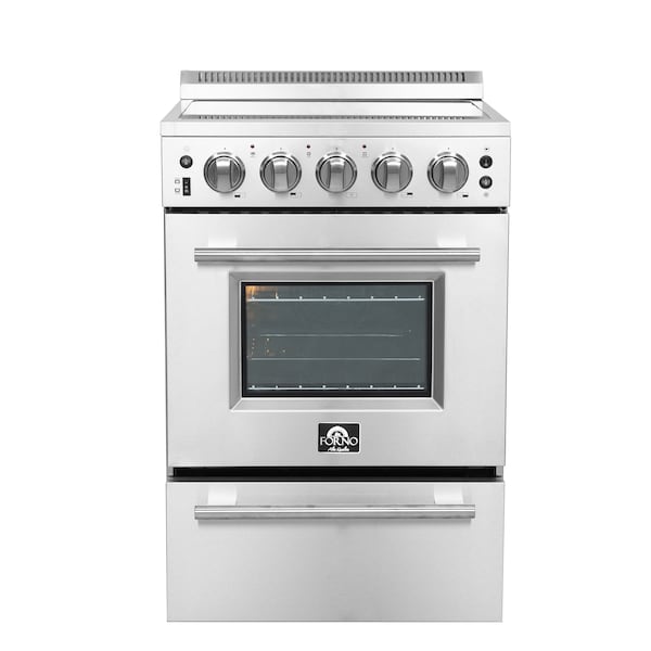 Forno Loiano 24In. Freestanding Electric Range, 4 elements - FFSEL6069-24