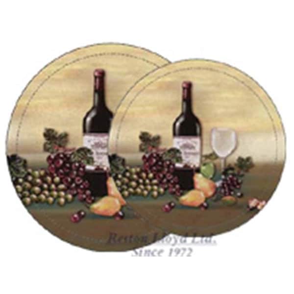 Reston Lloyd Reston Lloyd 4-636-A Tin Burner Cover Set  Wine & Vine - 4-636-A