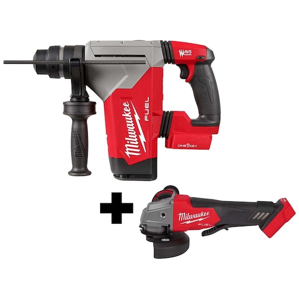Milwaukee Tool M18 Rotary Hammer, M18 Grinder - 2915-20, 2880-20