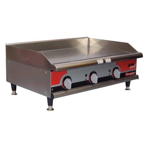 Apw Wyott 26-3/4" x 36" x 15-1/2 Manual Gas Griddle - GGM-36I