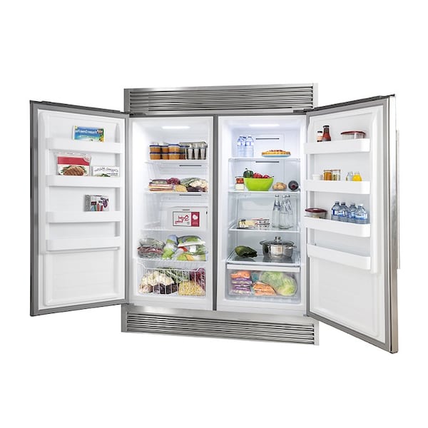 Forno Rizzuto Refrigerator & Freezer 60In. Wide w/Decorative Grill - FFFFD1933-60S