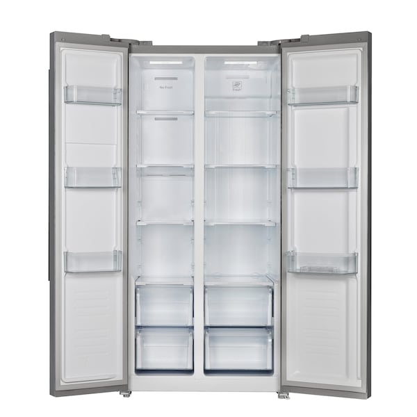 Forno Salerno 33In. Side-by-Side Stainless Steel Refrigerator - FFRBI1805-33SB