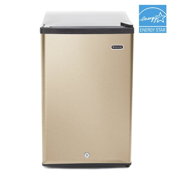 Whynter 21 cuft Energy Star Upright Freezer with Lock in Rose Gold - CUF-210SSG