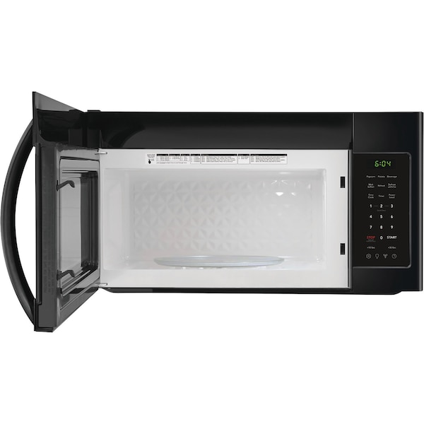 Almo 30-in. Over-the-Range Microwave 1.8 cu. ft. with Fits-More Capacity and LED Lighting, Black - FFMV1846VB