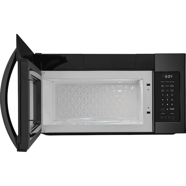Almo 1.8Cu. Ft. Over-The-Range Microwave, 10 Power Levels and 12.3in Turntable, Black Stainless Steel - FMOS1846BD