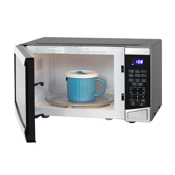 Avanti 0.9 cu. ft. Microwave Oven, Digital, Stainless Steel - MT09V3S