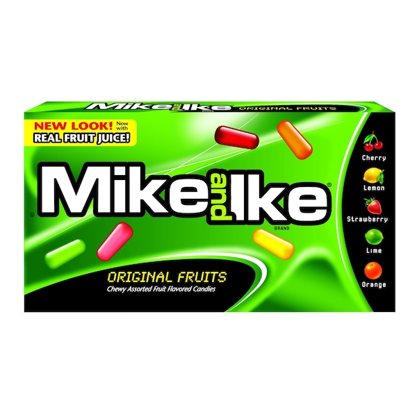 Mike & Ike Mike and Ike Original Fruits Chewy Candy 5 oz - 674402

Mike & Ike Mike and Ike Original Fruits Chewy Candy 5 oz - 674402