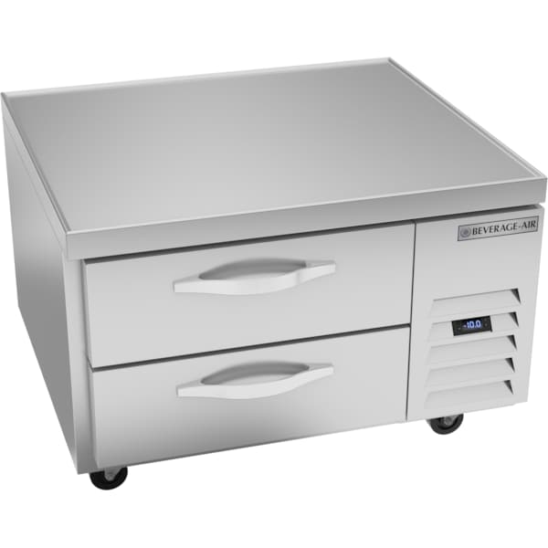 Beverage-Air Freezer, Chef Base, 36" W, 5.64 cu. ft., Two Drawers - WTFCS36HC