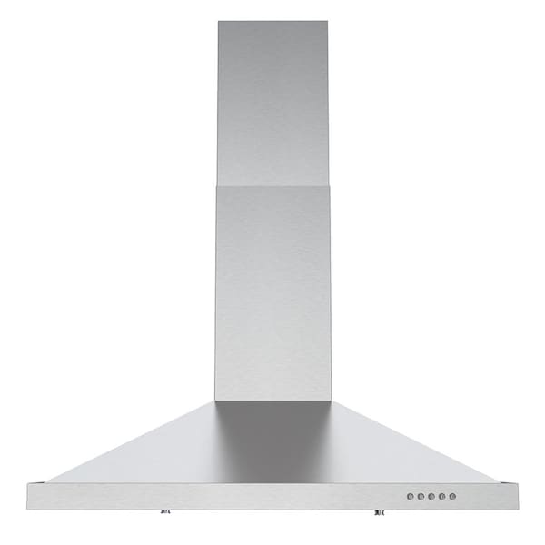 Streamline 30 in. Fermi Ducted Wall Mount 220 CFM Range Hood in Brushed Stainless Steel - T-4807-1-DT