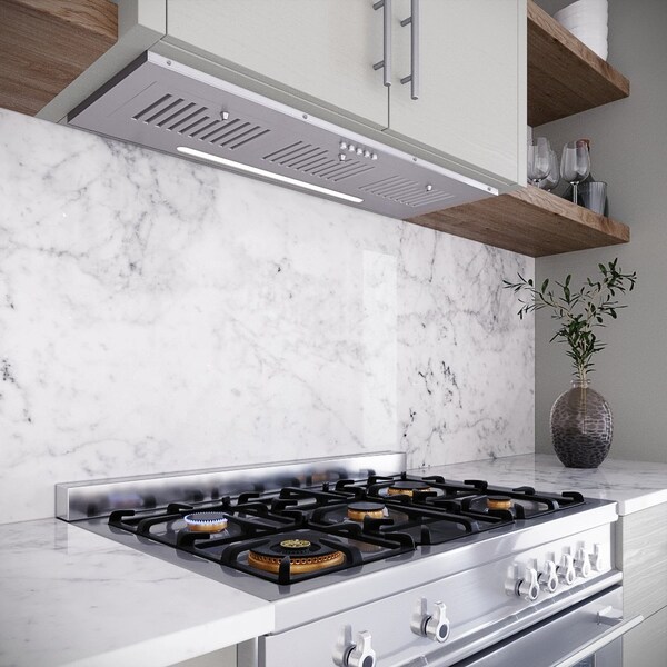 Streamline 36 in. Seriate Ducted Insert 350 CFM Range Hood in Brushed Stainless Steel - T-11359-1-DT