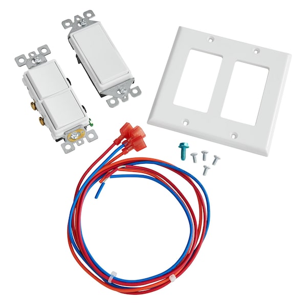 Almo ADA Compliant High Voltage Wiring Kit for 2-Speed Broan Range Hoods with Remote Wall Switch - HAWSK3