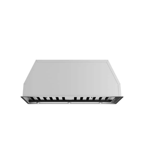 Anzzi 30-Inch Insert Range Hood Ducted/Ductless Convertible Kitchen Vent Above Stove - RH-AZ1076PSS